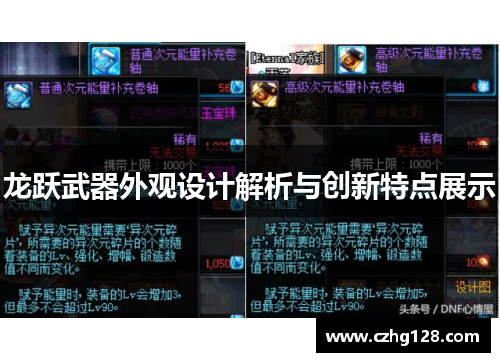 龙跃武器外观设计解析与创新特点展示 龙跃武器外观设计解析与创新特点展示